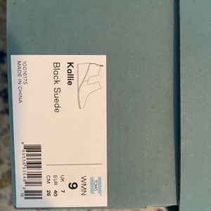 TOMS Kallie Black Suede booties